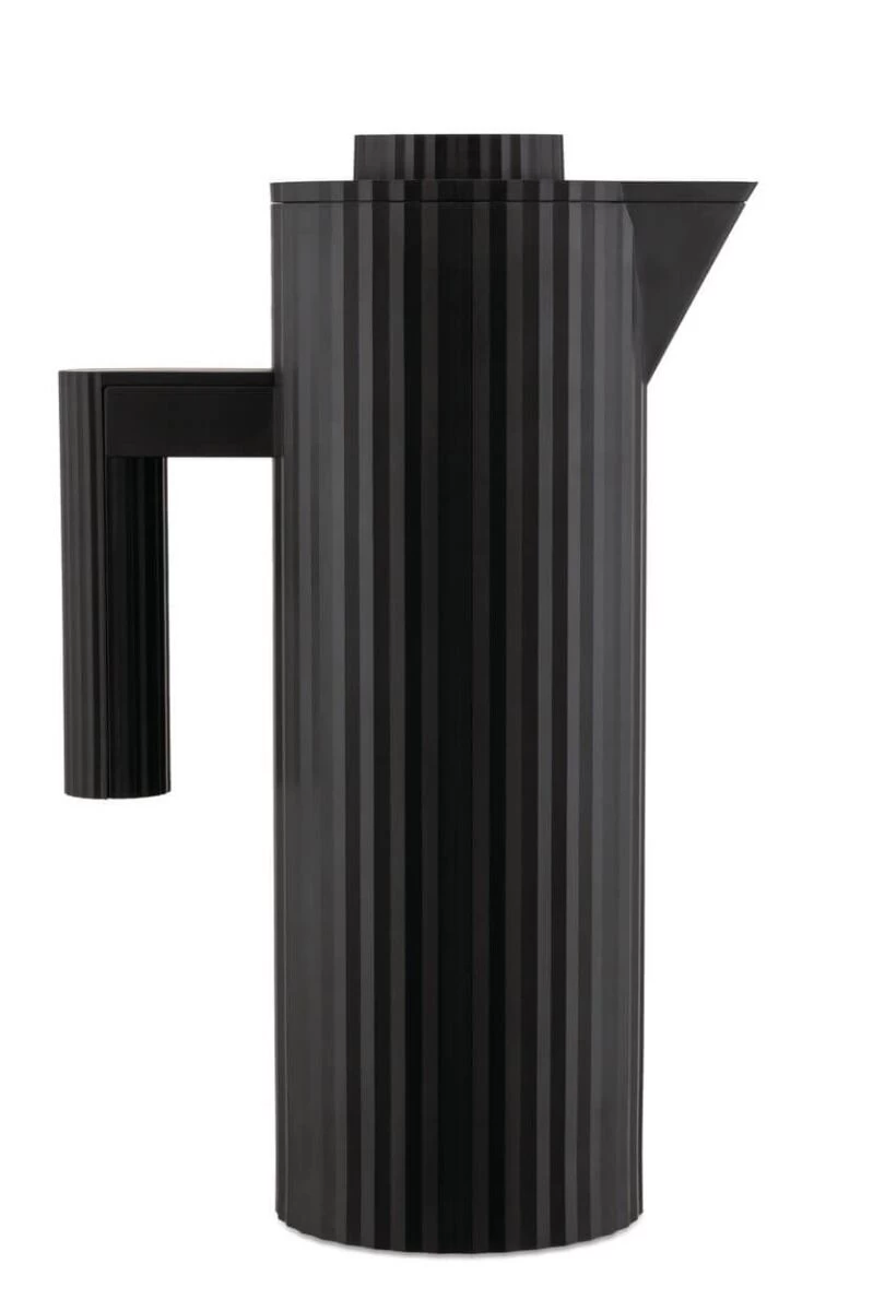 Alessi Plissé Thermosfles 1 Liter Kunststof Zwart 1 Alessi Plissé Thermosfles 1 Liter Kunststof Zwart