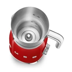 Smeg 50's Style Elektrische Melkopschuimer 600 Ml Rood -Goedkope Koffiedrankjes 18503.970