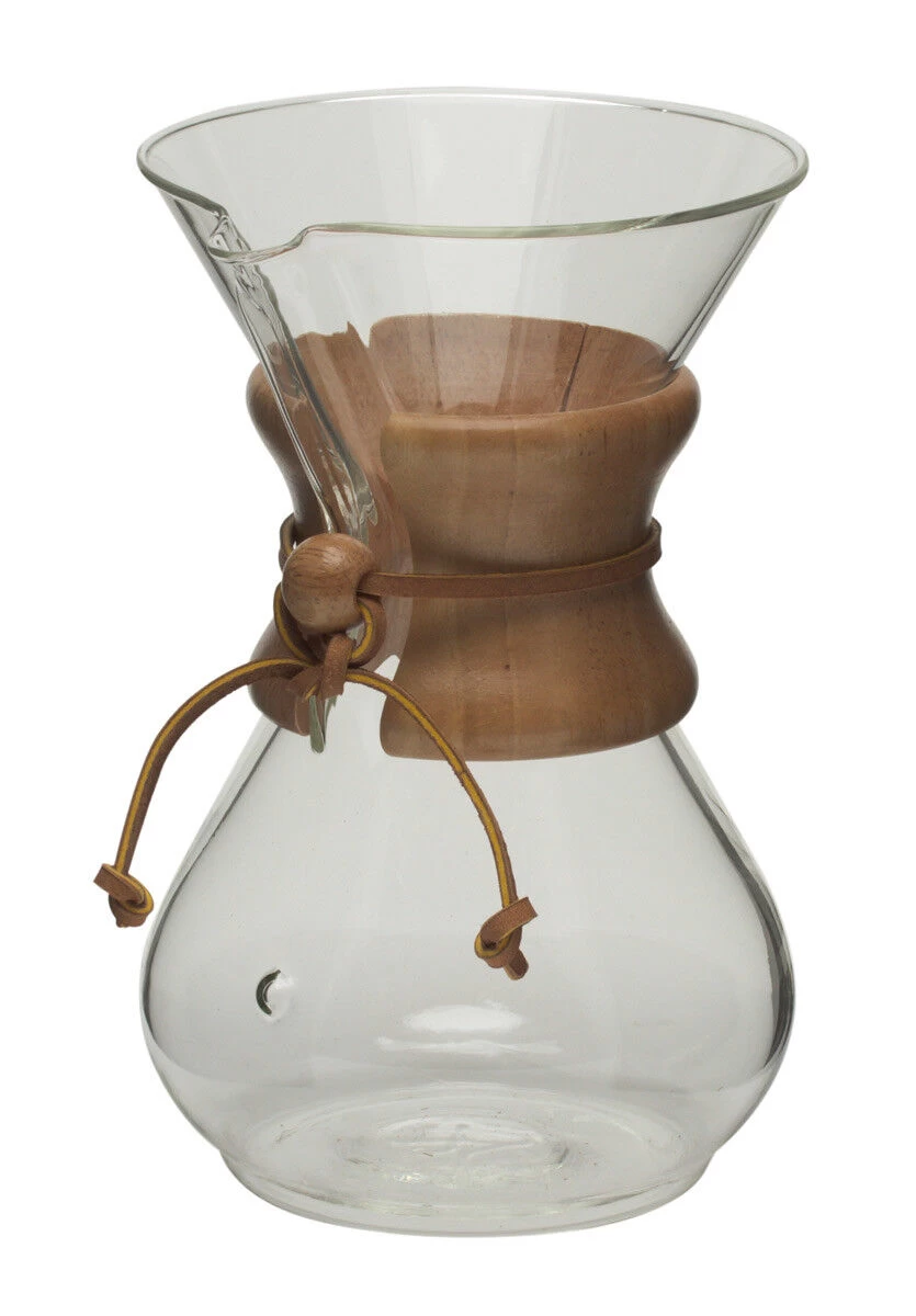 Chemex Classic Filterkoffiemaker 6-kops 900 Ml Glas 1 Chemex Classic Filterkoffiemaker 6-kops 900 Ml Glas