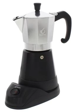 Forever Miss Moka Prestige Elektrische Mokapot 6-kops Aluminium Mat