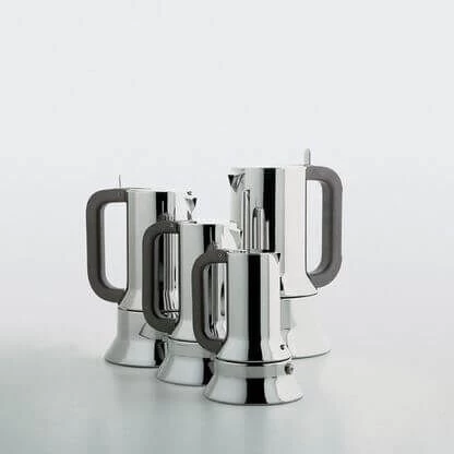 Alessi 9090/1 Mokapot 1-kops Rvs Glans 2 Alessi 9090/1 Mokapot 1-kops Rvs Glans - Afbeelding 2