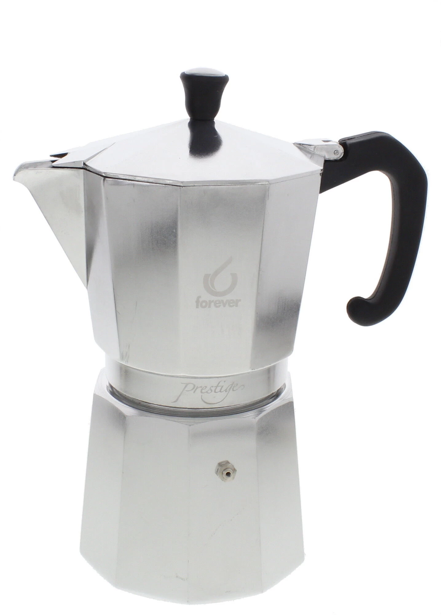 Forever Miss Moka Prestige Mokapot 12-kops Aluminium Mat 1 Forever Miss Moka Prestige Mokapot 12-kops Aluminium Mat