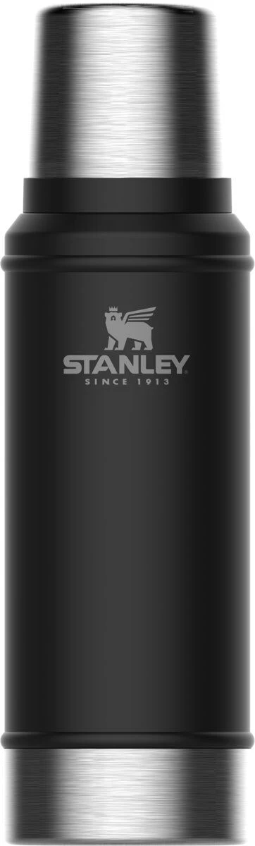 Stanley Classic Thermosfles 750 Ml Mat Zwart 1 Stanley Classic Thermosfles 750 Ml Mat Zwart