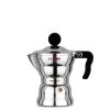 Alessi Moka Mokapot 1-kops Aluminium Glans