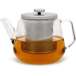 Bredemeijer Solo Bari Theeset Met RVS Warmer En Filter 1,5 L Glas -Goedkope Koffiedrankjes bredemeijer bredemeijer solo bari theepot 15 liter 2