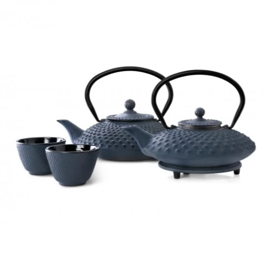 Bredemeijer Xilin Jing Theepot 0,8 Liter Gietijzer Blauw - Afbeelding 2