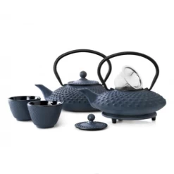Bredemeijer Xilin Jing Theepot 0,8 Liter Gietijzer Blauw -Goedkope Koffiedrankjes bredemeijer xilin jing theepot 0 8 liter gietijzer blauw 3 1
