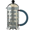 Alessi Michael Grave Cafetière 3-kops Blauw