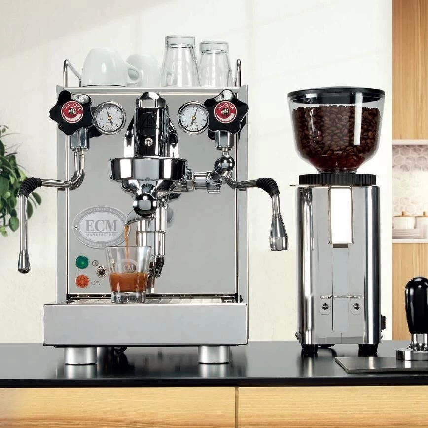 ECM Mechanika VI Slim Espressomachine Rvs Glans 2 ECM Mechanika VI Slim Espressomachine Rvs Glans - Afbeelding 2
