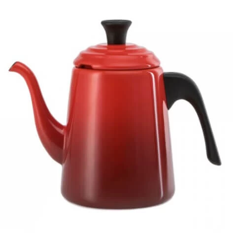 Le Creuset Barista Ketel 700 Ml Staal Kersrood 1 Le Creuset Barista Ketel 700 Ml Staal Kersrood
