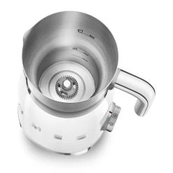 Smeg 50's Style Elektrische Melkopschuimer 600 Ml Wit -Goedkope Koffiedrankjes mff01wheu 4