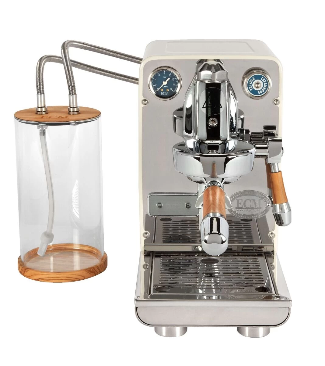 ECM Puristika Espressomachine Rvs / Crème 1 ECM Puristika Espressomachine Rvs / Crème