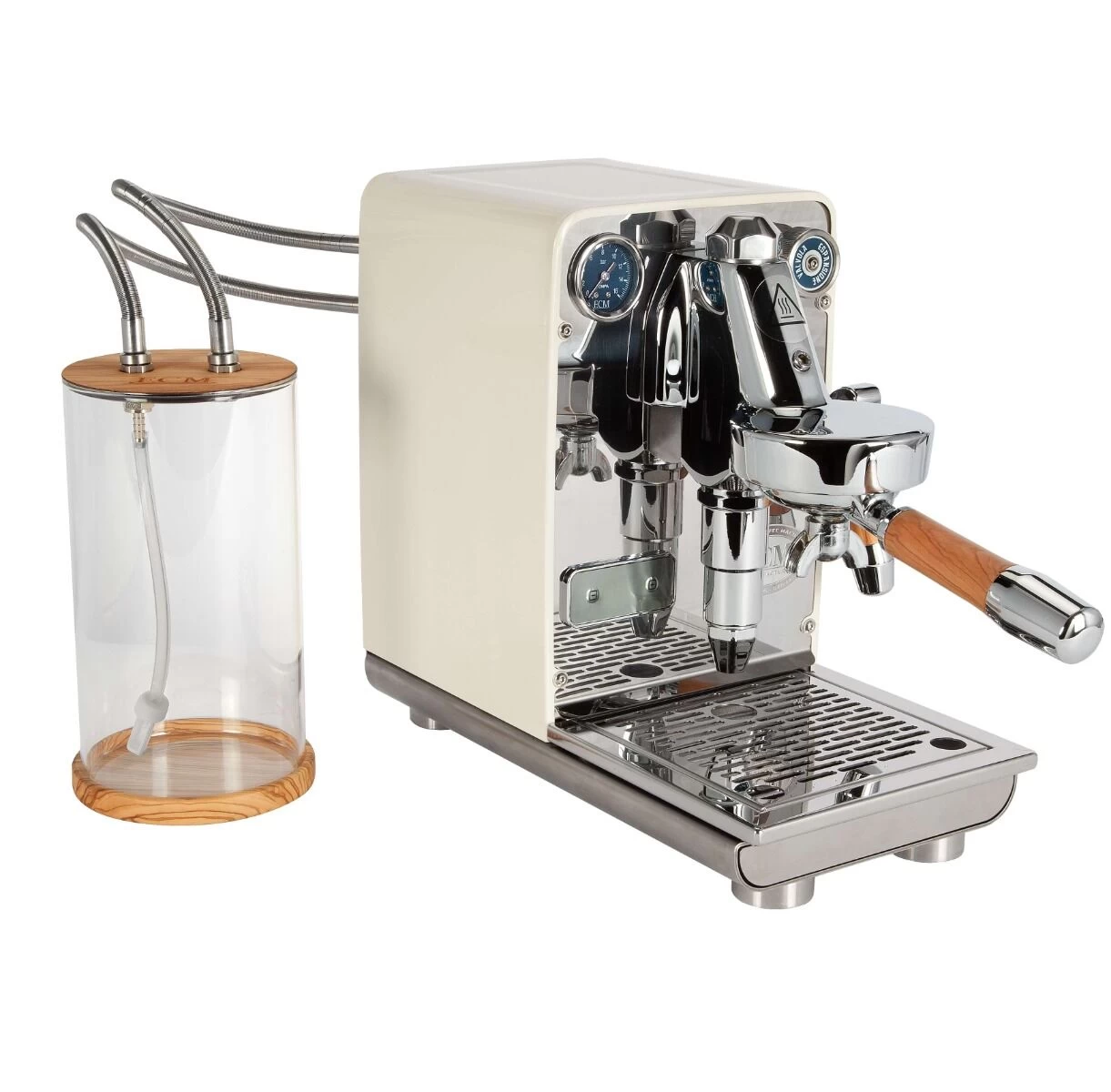 ECM Puristika Espressomachine Rvs / Crème 2 ECM Puristika Espressomachine Rvs / Crème - Afbeelding 2